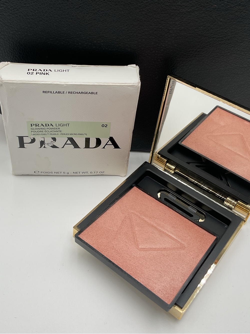 Prada Light Glowing Powder in 02 Pink - Barely Swatched - Picture 10 of 16
